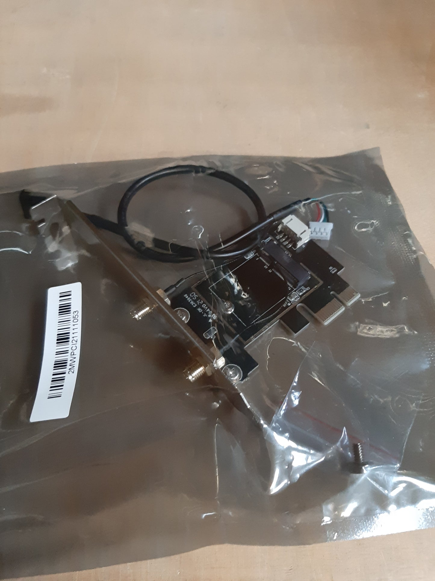 LC-Power PCI-E x1 Karte für M.2 A Key / E key 2230 Intel WLAN Module