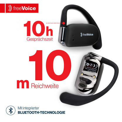 freeVoice Open Ear 100, schwarz (Bluetooth)