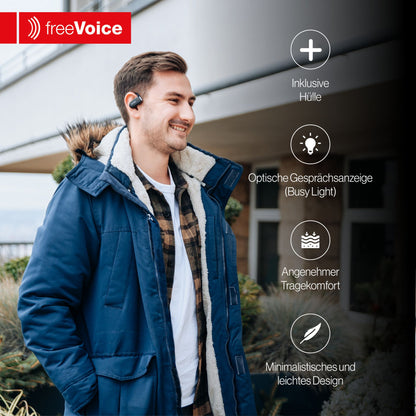 freeVoice Open Ear 100, schwarz (Bluetooth)