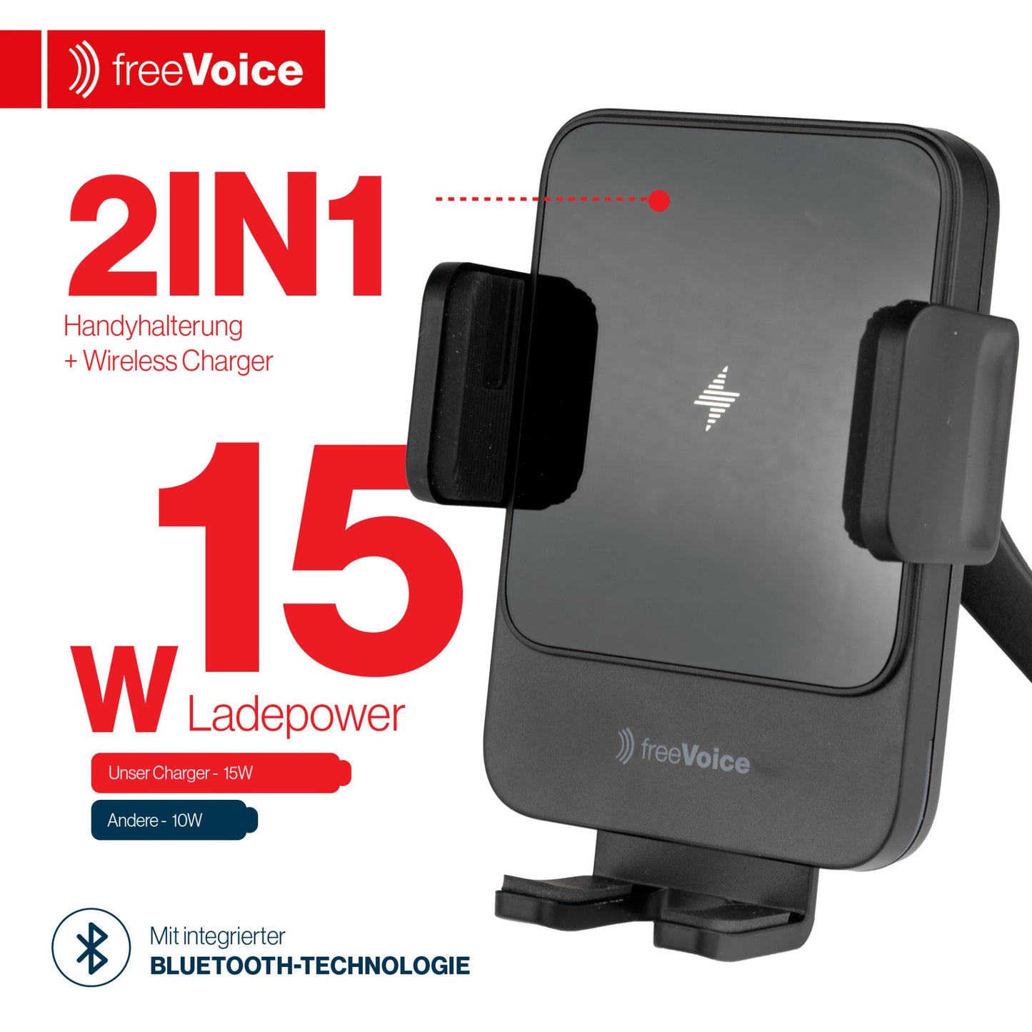 freeVoice Wireless Car Charger