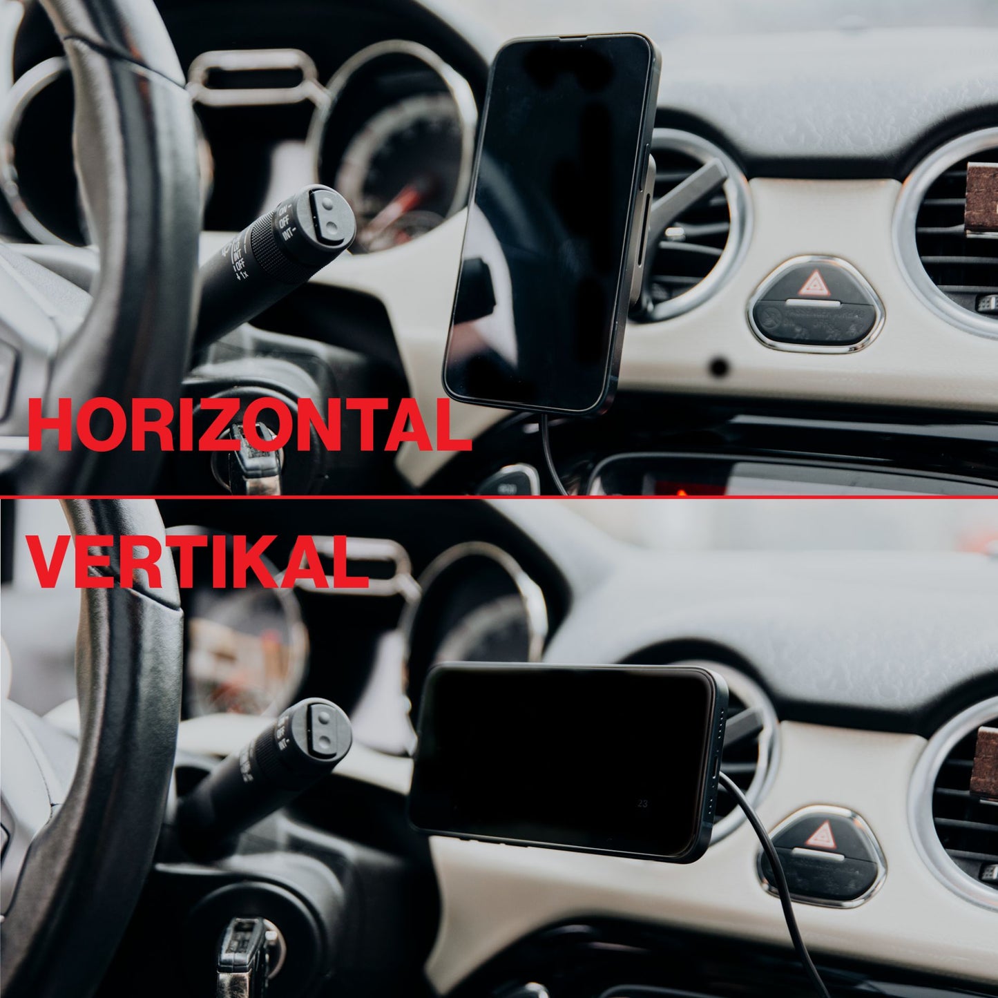 freeVoice Magnetic Wireless Car Charger