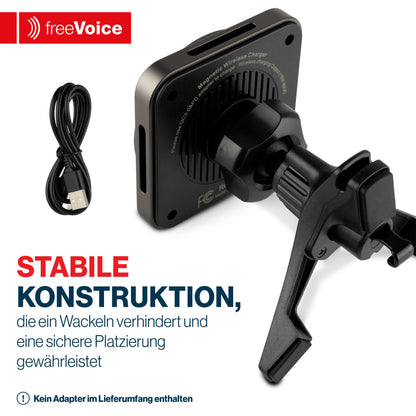 freeVoice Magnetic Wireless Car Charger