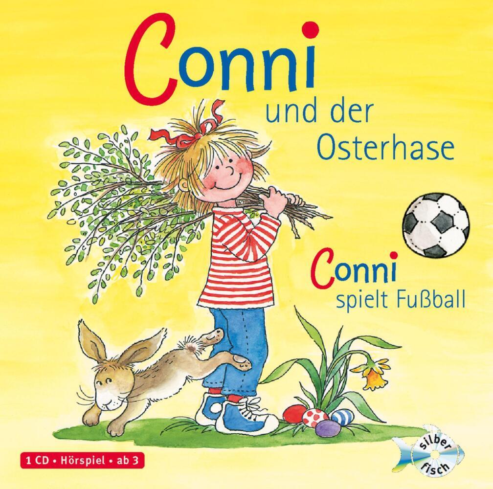 Conni und der Osterhase / Conni spielt Fußball, 1 Audio-CD (Liane Schneider)