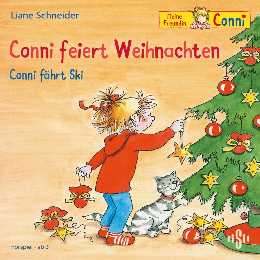 Conni feiert Weihnachten / Conni fährt Ski, 1 Audio-CD (Liane Schneider)