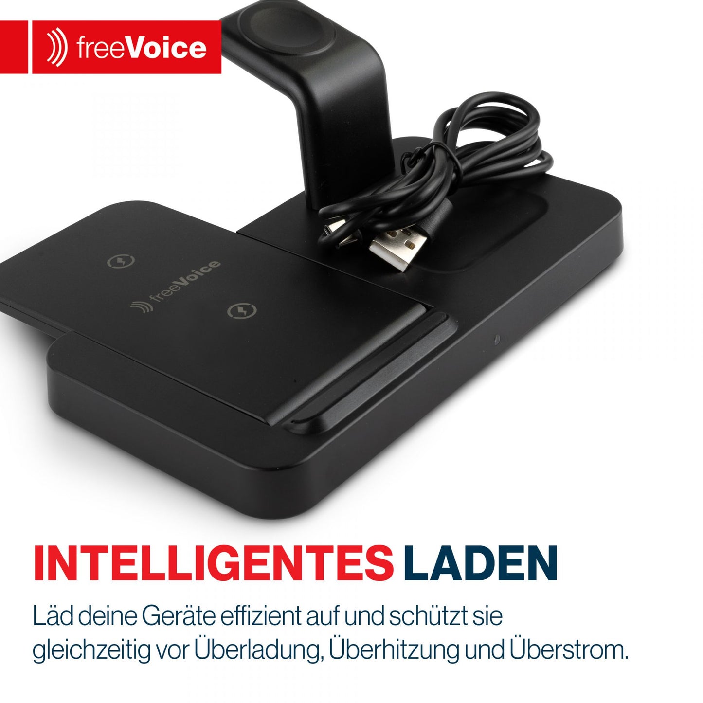 freeVoice Wireless Charger (3-in-1)