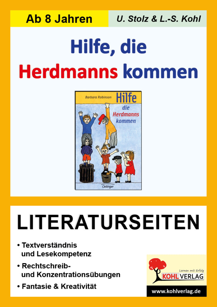 Barbara Robinson 'Hilfe die Herdmann kommen', Literaturseiten (Ulrike Stolz)