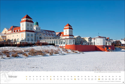 Ostsee Globetrotter Kalender 2026 - Von behaglichen Strandkörben und rauen Küsten (39 x 58 cm)