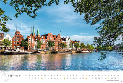 Ostsee Globetrotter Kalender 2026 - Von behaglichen Strandkörben und rauen Küsten (39 x 58 cm)