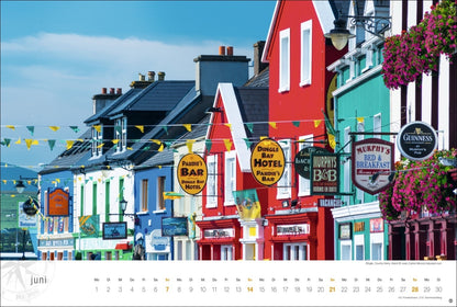Irland Globetrotter Kalender 2026 - Von rauen Küsten und grünen Hügeln (39 x 58 cm)