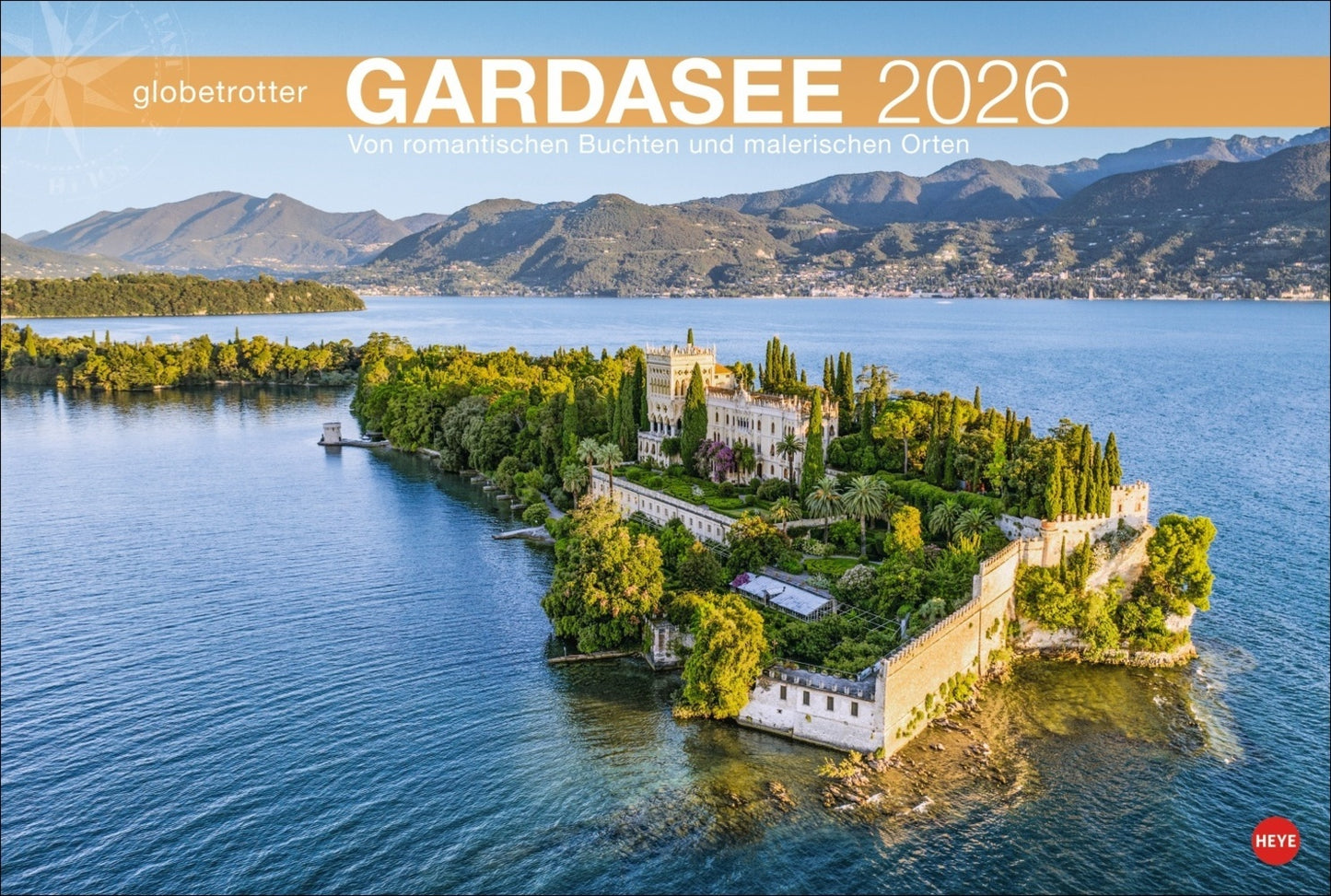 Gardasee Globetrotter Kalender 2026 - Von romantischen Buchten und malerischen Orten (39 x 58 cm)