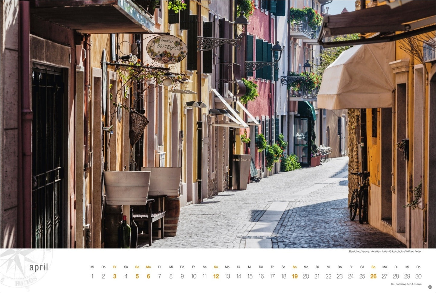 Gardasee Globetrotter Kalender 2026 - Von romantischen Buchten und malerischen Orten (39 x 58 cm)