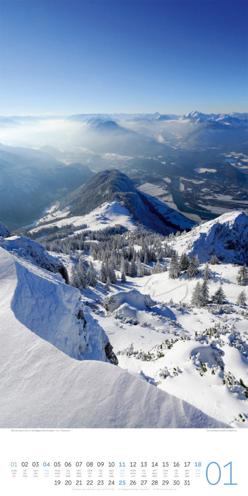 XL-Kalender 2026 "Ausblicke" (33 x 66 cm)