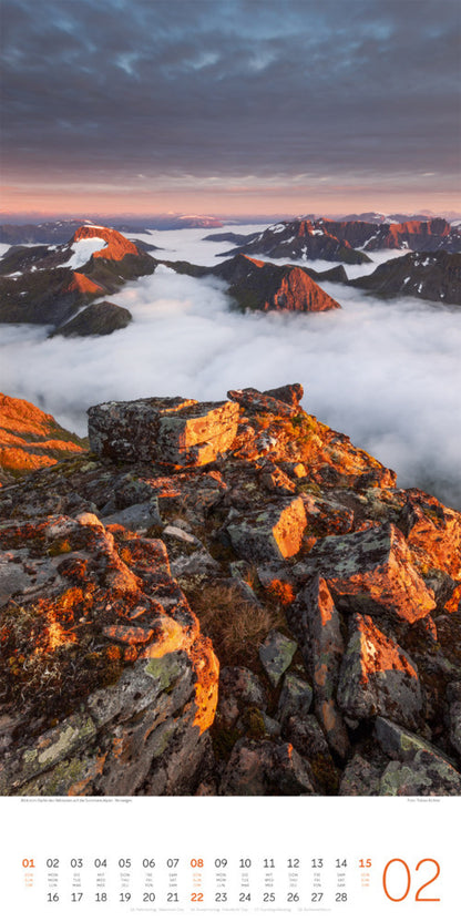 XL-Kalender 2026 "Ausblicke" (33 x 66 cm)