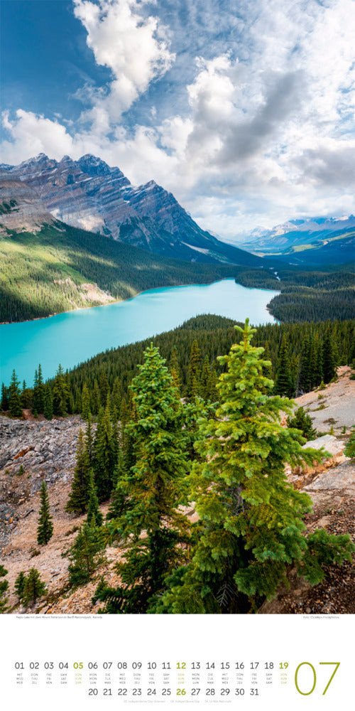 XL-Kalender 2026 "Ausblicke" (33 x 66 cm)