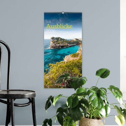 XL-Kalender 2026 "Ausblicke" (33 x 66 cm)