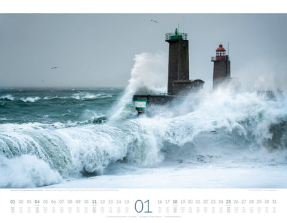 Posterkalender 2026 "Naturkräfte" (52 x 42 cm)