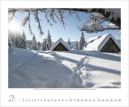 Posterkalender 2026 "Augenblicke der Stille" (46 x 55 cm)