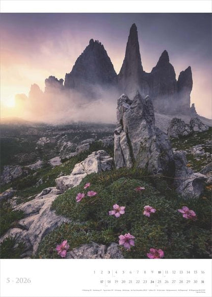 XL-Kalender 2026 "Spirit of Nature" (50 x 70 cm)