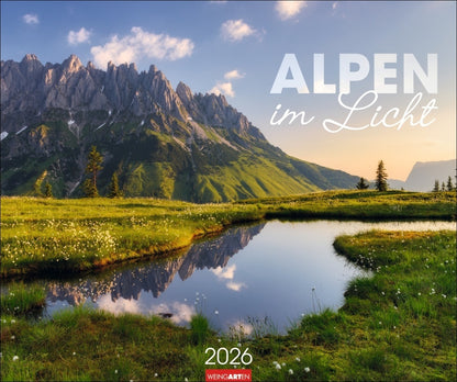 Posterkalender 2026 "Alpen im Licht" (46 x 55 cm)