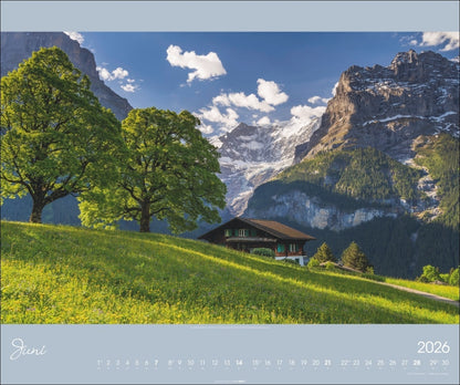 Posterkalender 2026 "Alpen im Licht" (46 x 55 cm)