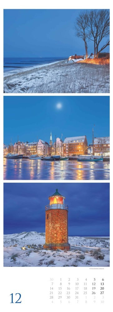 Triplet-Kalender 2026 "Strandgeflüster - Momente am Meer" (50 x 70 cm)