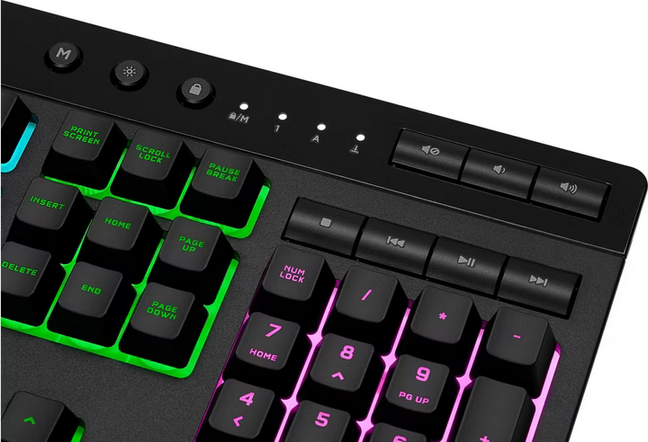 Corsair - K55 RGB PRO Gaming Keyboard, Schweizer Layout - Gebraucht