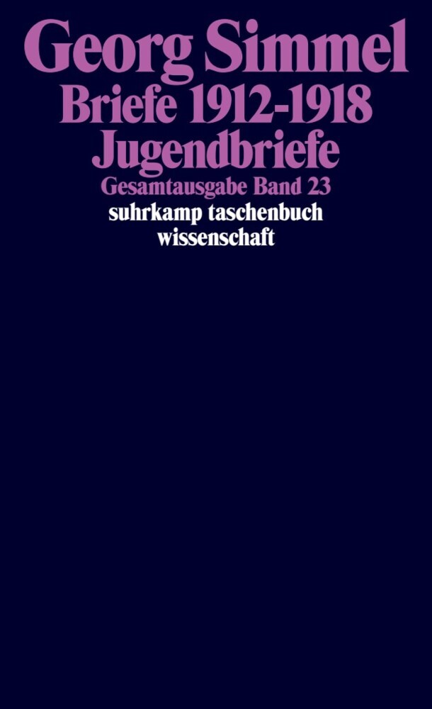 Briefe 1912-1918 (Georg Simmel)