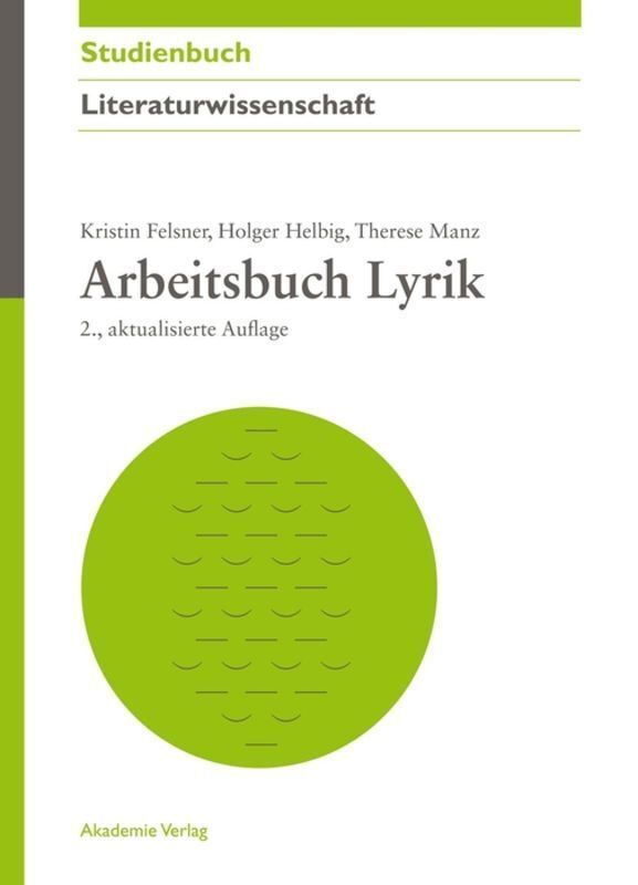 Arbeitsbuch Lyrik (Kristin Felsner)