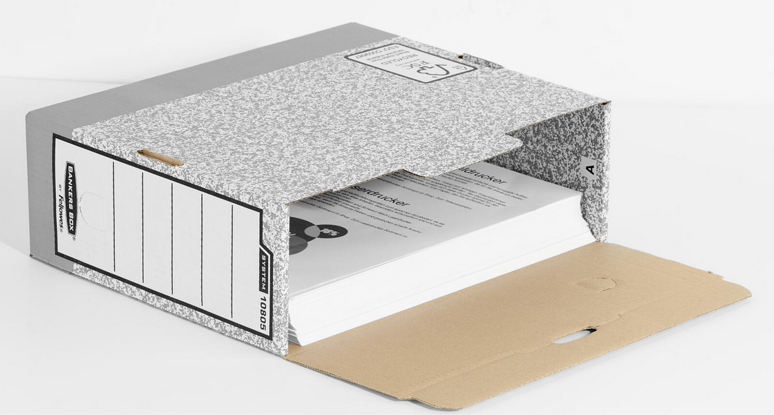 Archivboxen für Ordner 11,1 x 32,7 x 26,5 cm