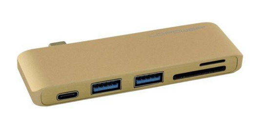 LC Power LC-HUB-C-MULTI-2, gold