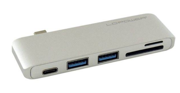 LC Power LC-HUB-C-MULTI-2, weiss