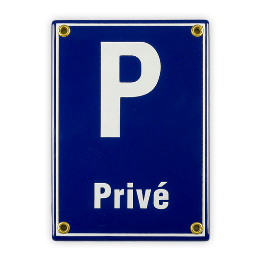 Schild 'Prive' (12 x 17 cm)