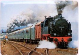 Schild 'Güterzug-Tenderlokomitive 91 6580' (10 x 15 cm)