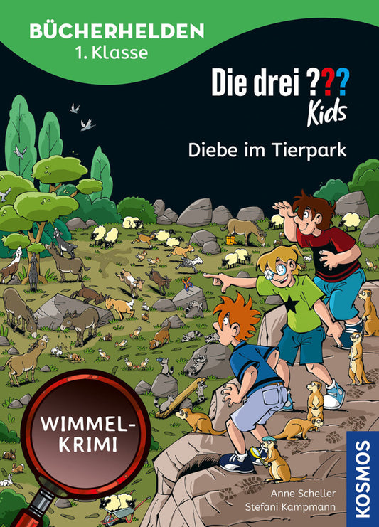 Die drei ??? Kids, Bücherhelden 1. Klasse - Diebe im Tierpark (Anne Scheller)