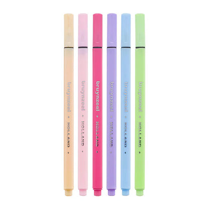 Bruynzeel Fineliner-Set "Pastel" mit 6 Farben