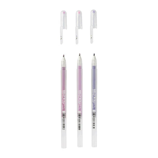 Sakura Glitzergelstifte - 3er-Set (lila, pink, rosa)