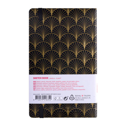 Talens Art Creation - Skizzenbuch "Art Deco" (13 x 21 cm), 80 Bögen, 140 g/m²