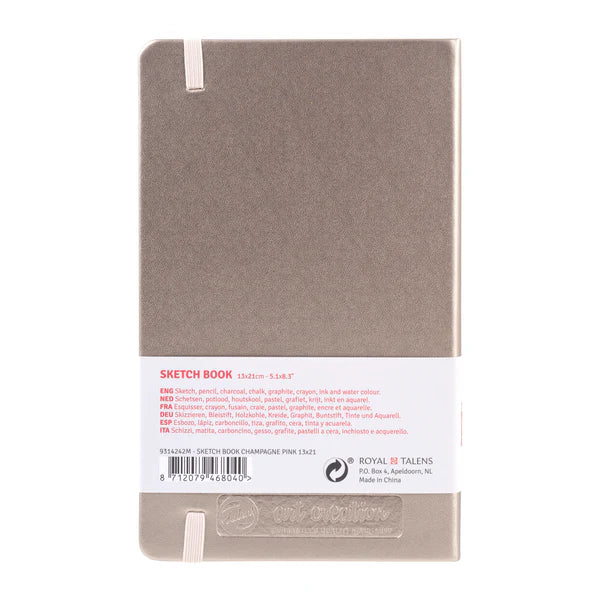 Talens Art Creation - Skizzenbuch Rosa Champagner (13 x 21 cm), 80 Bögen, 140 g/m²
