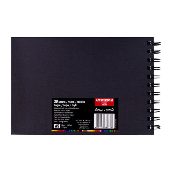 Amsterdam - Skizzenbuch A5 (21 x 14,85 cm), 30 Blatt, 250 g/m²