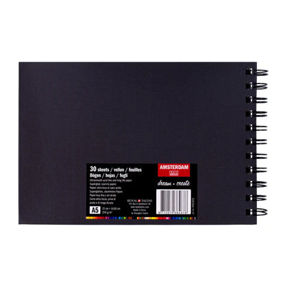Amsterdam - Skizzenbuch A5 (21 x 14,85 cm), 30 Blatt, 250 g/m²