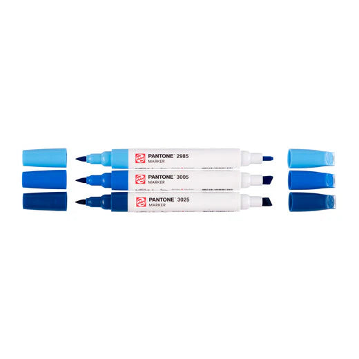 Talens Pantone Marker - Marker 3er-Set (blau)