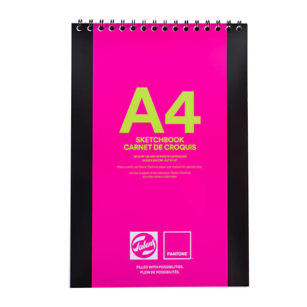 Talens Pantone - Skizzenbuch A4 (21 x 29,7 cm), 30 Blatt