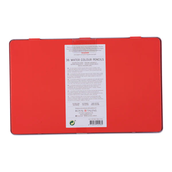 Bruynzeel Expression Aquarellbuntstifte - Metalletui mit 36 Stück