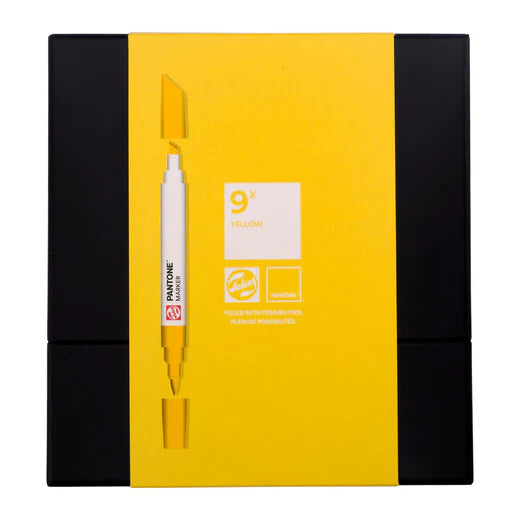 Talens Pantone Marker - 9er-Set (gelb)