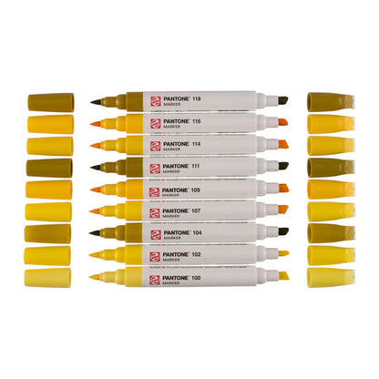 Talens Pantone Marker - 9er-Set (gelb)