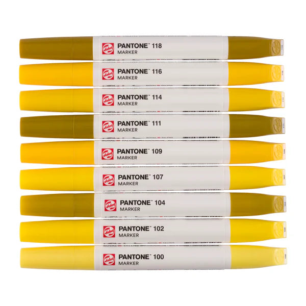 Talens Pantone Marker - 9er-Set (gelb)