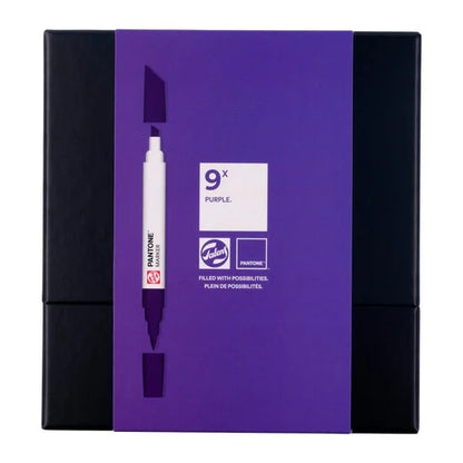 Talens Pantone Marker - 9er-Set (violett)