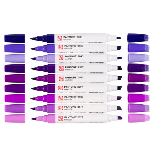 Talens Pantone Marker - 9er-Set (violett)