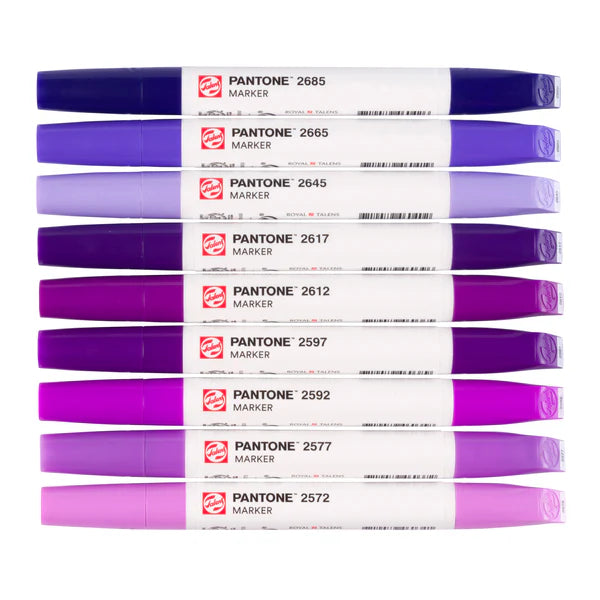 Talens Pantone Marker - 9er-Set (violett)