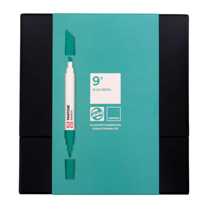 Talens Pantone Marker - 9er-Set (blau, grün)
